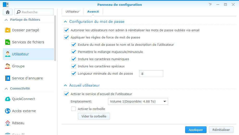 sécuriser un NAS Synology