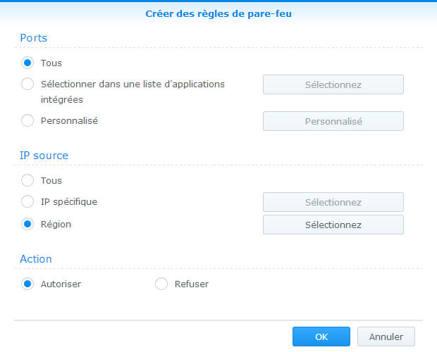 sécuriser un NAS Synology