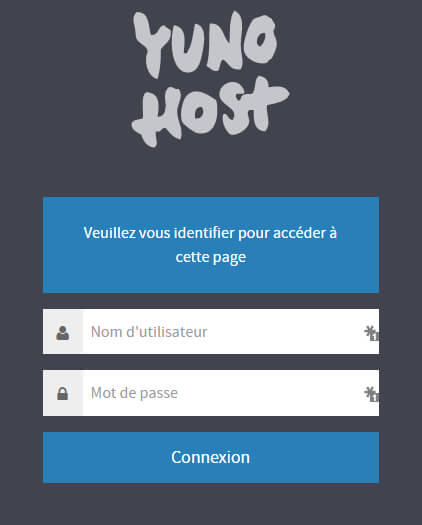 yunohost - interface utilisateur