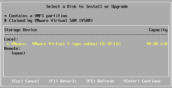 Migrer de ESXI 5.5 vers ESXi 6.0