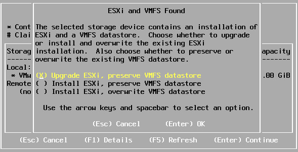 Migrer de ESXI 5.5 vers ESXi 6.0