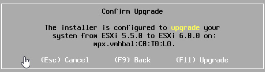 Migrer de ESXI 5.5 vers ESXi 6.0