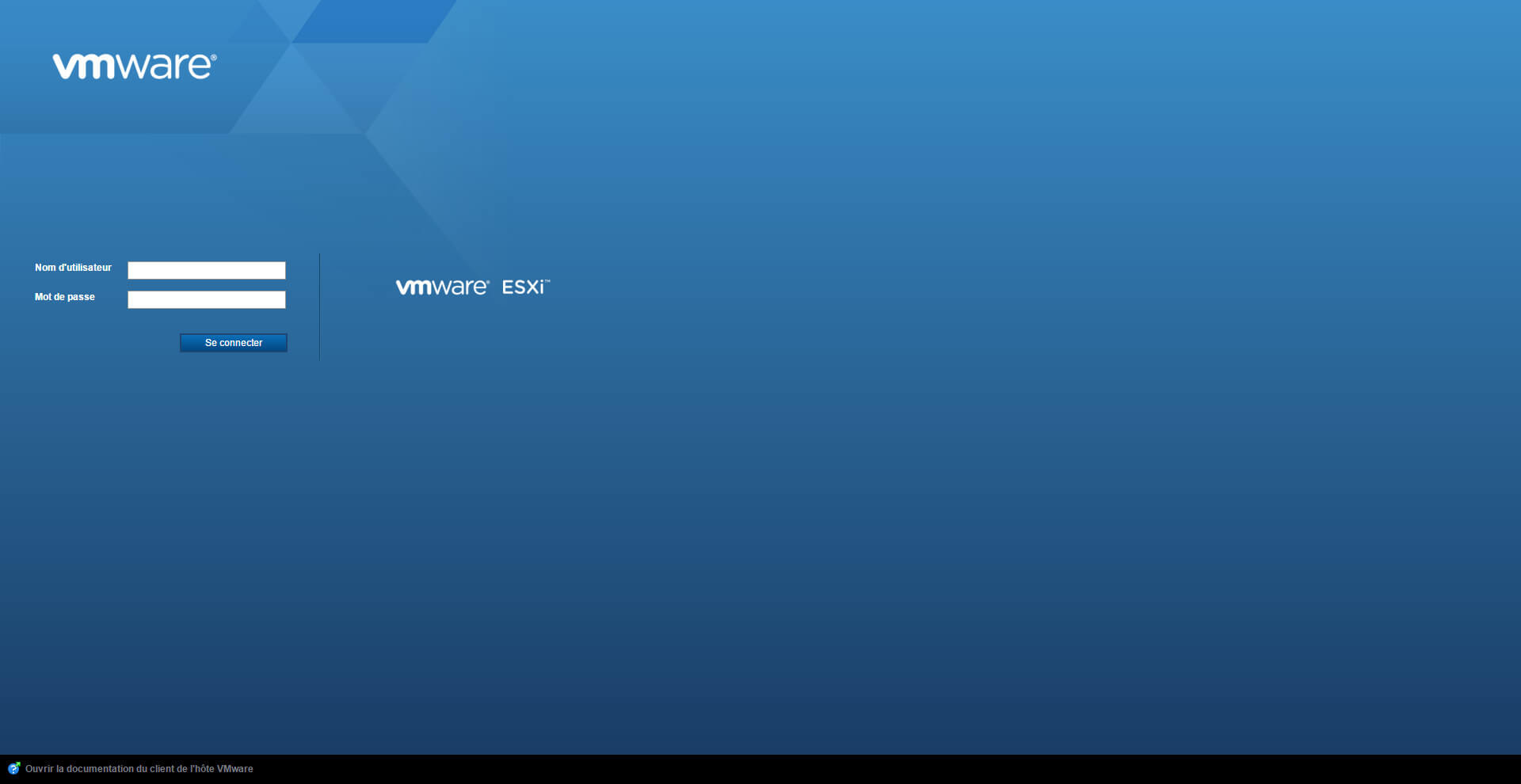 Interface web gratuite pour ESXI