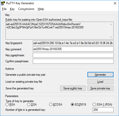 Sécuriser ssh - authentification par clé Ed25519