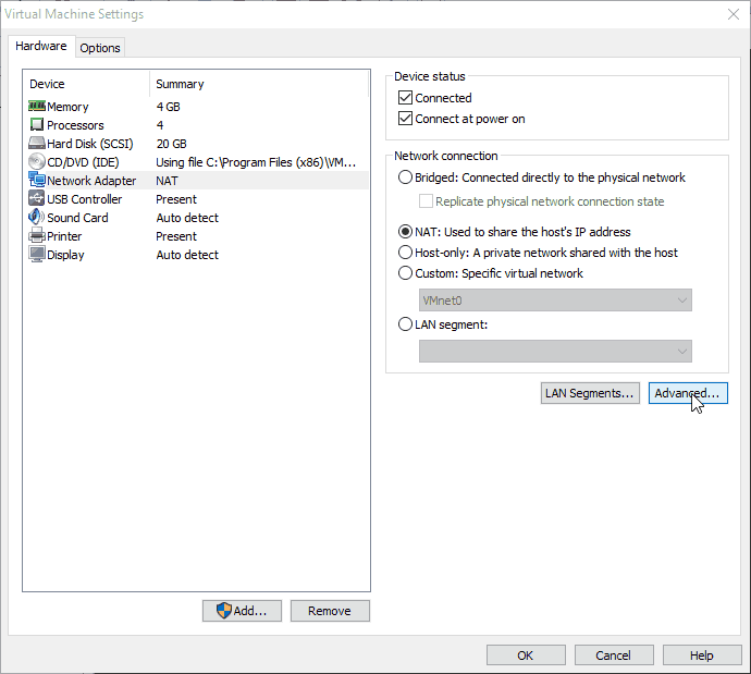 Trouver l'IP d'une machine virtuelle