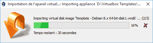 Créer des templates de VM sous Virtualbox