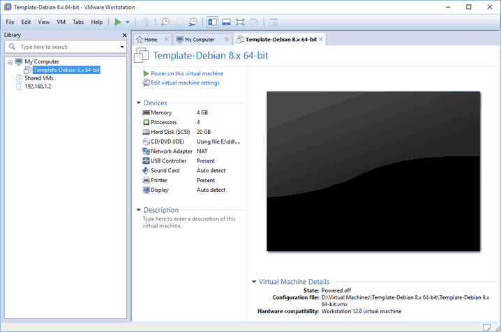 VMware Workstation - Créer des templates de VM