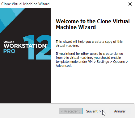 VMware Workstation - Créer des templates de VM