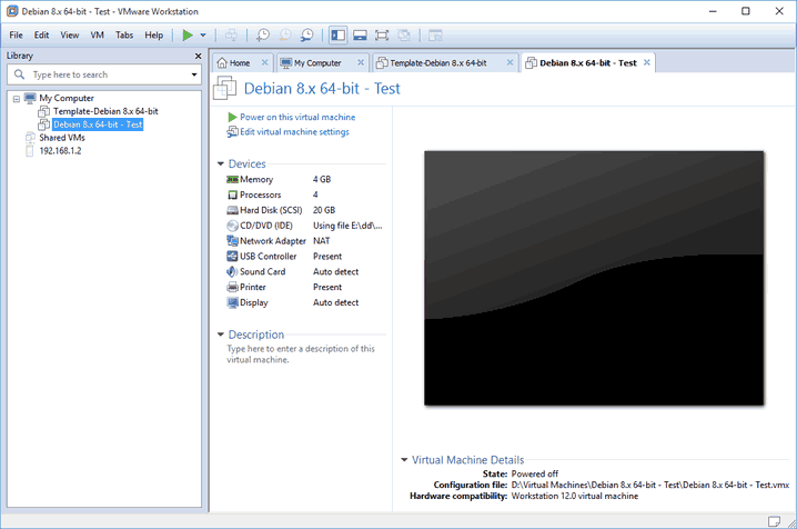 VMware Workstation - Créer des templates de VM