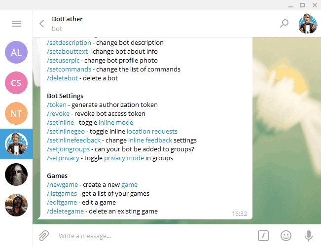 Créer et configurer un bot Telegram Rtorrent