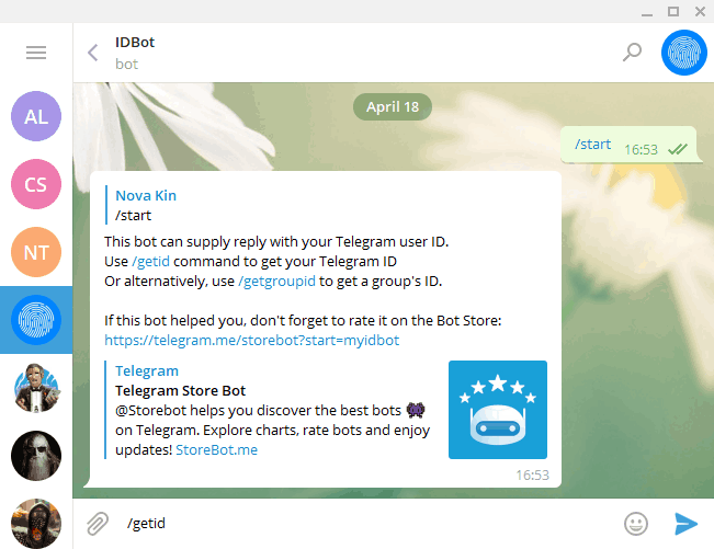 Créer et configurer un bot Telegram Rtorrent