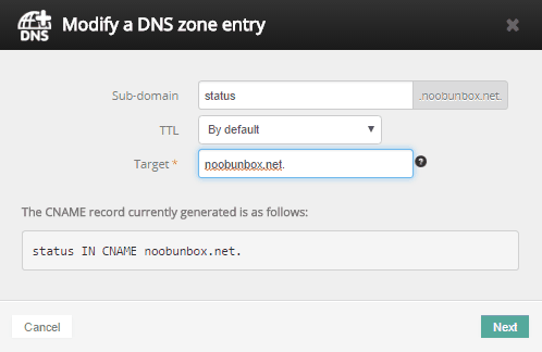 HTTPS et UptimeRobot public status page